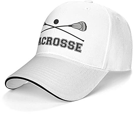 934 Herren Damen Baseball Kappe Mütze Lacrosse-Sticks Und Ball Flat Baseballkappe Baumwolle Angeln Hüte Reine Farbe Baseball Cap Für Angeln Golf Reisen