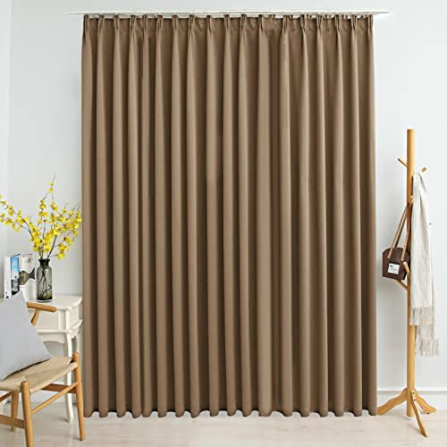 BaraSh Tenda Oscurante con Ganci Grigio Talpa 290x245 cm,Tenda Oscurante da Esterno,Tenda Oscurante Moderne(SPU:134441)