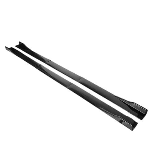 Seitenschweller 6 Stücke Für VW Für Golf MK5 MK6 MK7 CC Für Passat Für Jetta Für Polo Für Scirocco 2,2 Mt Seitenschweller-Verlängerungsplatte Auto Seitenschürze(2.2m Black)