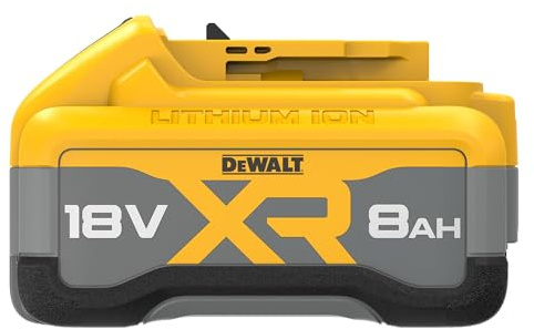DEWALT 18 V 8Ah XR LI-Ion Battery Pack, DCB1880-XJ