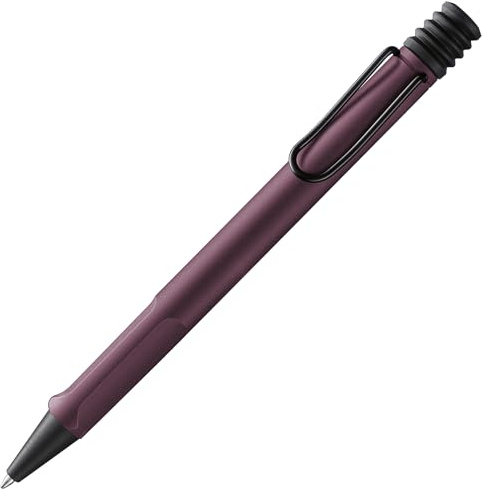 Lamy safari scarlet Kugelschreiber - zeitlos klassicher Kuli mit ergonomischem Griff & robustem ASA-Kunststoff - inkl. Großraummine M 16 in Strichbreite M in schwarz