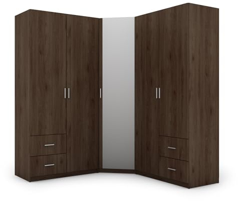 e-Meblast Eckschrank 214x54cm Schubladen Einlegeböden Schlafzimmer | Wohnzimmer, Kleiderstange, Schubladen, Einlegeböden, Schlafzimmer