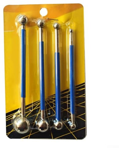 Rullo di struttura dell'acciaio inossidabile e strumenti di pressatura di riempimento per la lavorazione dell'argilla polimerica