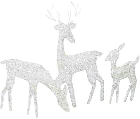 Outdoor Christmas Deer Set Standing Christmas Deer Family Set Holiday
