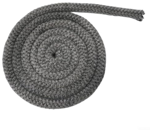 Guarnizione in fibra di vetro per camino, lunghezza 2 m, per stufe a legna, migliora l'efficienza complessiva (18 mm)