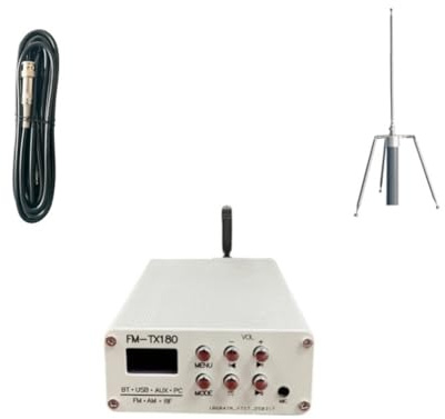 Fangxuee Trasmettitore di Modulazione di Frequenza FM 2000 Metro AM FM Modulatore di Segnale FM Bluetooth Wireless Trasmettitore AM Plug