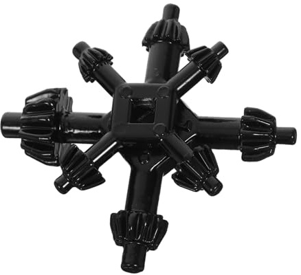 jojofuny 2 Pezzi Chiave per mandrino da trapano chiave a mandrino Drill Chunk Crench Creca Chuck a cricchetto acciaio Nero