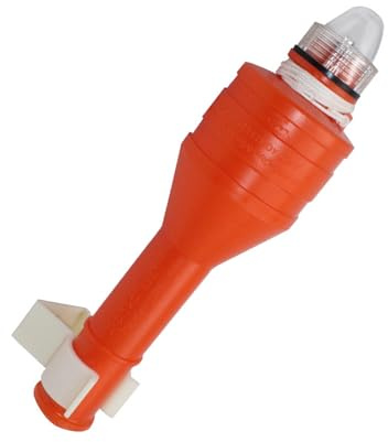 Illkjasfc Luce Automatica per Salvagenti Anulari Attivata Dall'acqua con Attacchi Sicurezza Lampeggiante Intensità per Le Emergenze Luce Segnalazione Sopravvivenza Sicurezza Sopravvivenza