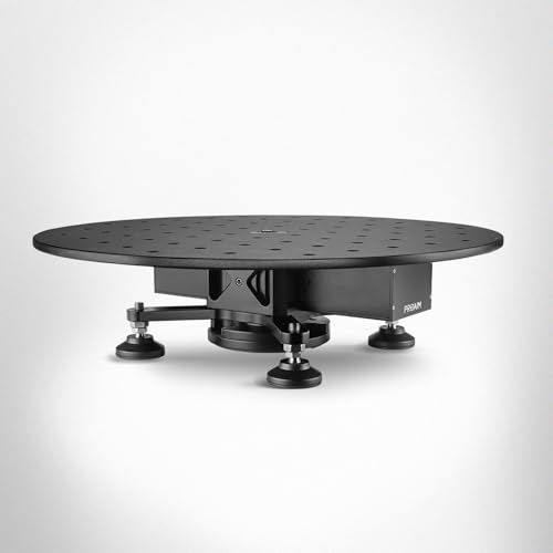 PROAIM Plattenspieler für Produktfotografie & Video 360° drehbare Plattform Inklusive Joystick-Controller Nutzlast bis zu 20kg/44lb (P‐TNTL-01)