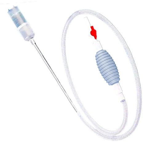 Gravel Vacuum For Aquarium - Siphon Cleaning Tool With, Hand Suction Sand Washer | Water Changer And Waste Removal For Fish Tank, Guppy, Betta, Shrimp, Turtle, Reptile