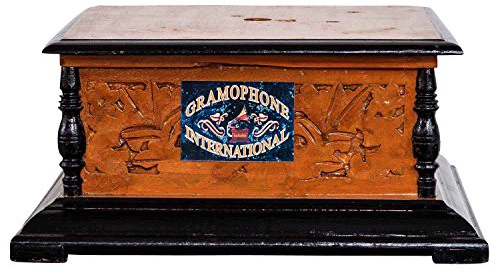 aubaho Grammophonbox Box Korpus Grammophonkorpus Grammophon Antik-Stil Holz 37cm (c)