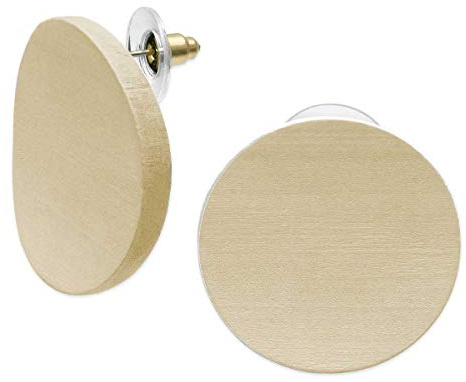 Soul-Cats hochwertige große Holz Ohrstecker für Damen in verschiedenen Farben mit Edelstahlstift