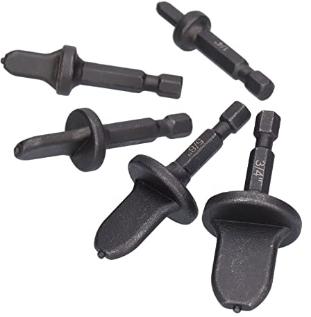 Natudeco Juego de 5 uds. De expansores de tubos, mango hexagonal, puntas de cambio de tubo, dispositivo de expansión de tubo de cobre, herramienta de escariado de conductos, piezas de mantenimiento
