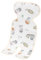 Odot Colchoneta Silla Paseo Universal, Suave y Cómodo Funda de Verano para Silla Paseo, Colchoneta Lavable Colchoneta Silla Alfombrilla para Silla Paseo (blanco A,70x33cm)