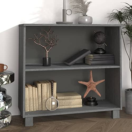 CIADAZ Sideboard, Kommode Schlafzimmer, Kommoden & Sideboards, Wohnzimmerschrank, Flur Kommode, Zimmer Möbel, Wohnzimmer Schränke, Dunkelgrau 85x35x80 cm Massivholz Kiefer