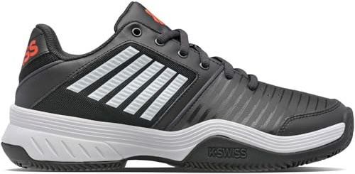 K-Swiss Court Express Hb tennissko för män, Stretch Limo Bright White High Risk Red, 42 EU
