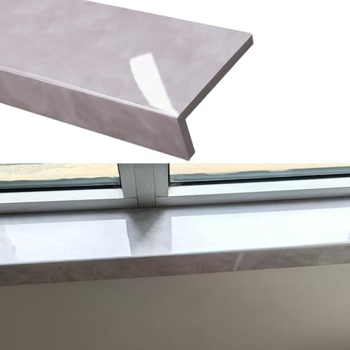 Appui de fenêtre Protecteur Balcon Protecteur de Rebord de Fenêtre Acrylique Composite, Rebords de Fenêtre Personnalisables, Panneau de Remplacement de Baie Vitrée pour Dortoir Bureaux(140cm x 40cm (5