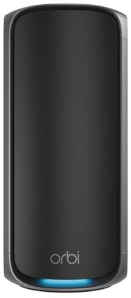 NETGEAR Routeur, Mesh WiFi 7 Quad Band Orbi Série 970, RBE971SB, Couvre jusqu'à 220 M, 200 Appareils, Port 10 Gbit, Extensible pour Créer Un Système Mesh, BE27000, (27 Gbit,S)