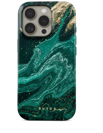 BURGA Handyhülle für iPhone 16 Pro Max – Unisex Hybrid-Schutzhülle mit stoßdämpfendem TPU & kratzfester Außenschale, erhöhter Displayrand, MagSafe-kompatibel, kabelloses Laden, stylisches Design