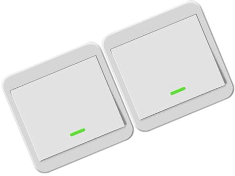 Tofficu Interruptor Remoto Inalámbrico Simon Blanco Para Lámpara Inteligente De Pasta Fácil De Reemplazar