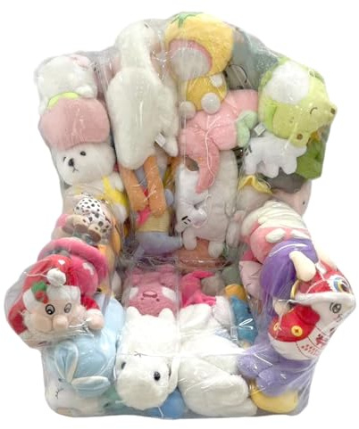 para Silla de Saco - Sofá de Almacenamiento Transparente de Gran tamaño, Asiento Organizador con Cremallera de diseño Claro | de Tela Resistente para Juguetes de Peluche, Ropa, Coper