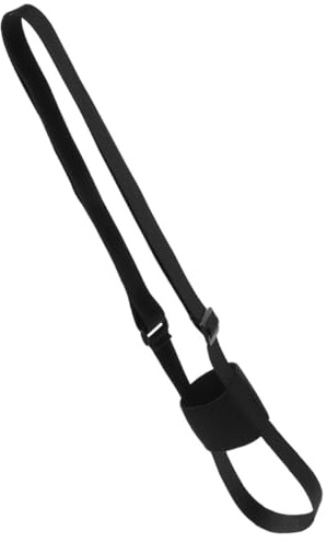 DOITOOL Sangle Porte-Bouteille Réglable Noire, Housse Élastique Légère pour Gourde Sport, Manchon pour Bouteilles d'eau en Plein Air, Randonnée, Vélo, Camping, Accessoire Pratique