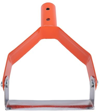 Pssopp Houe et Poignée Facile à Saisir, Lame Pivotante Pointue, Houe de Désherbage Multifonctionnelle pour Le Désherbage, Le Jardinage, Outil de Jardin, Fouet à Herbe Réglable (Orange)
