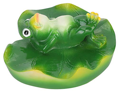 Stylebest Floating Water Leaf Ornament för damm- och Trädgårdsdekoration - Miljövänligt Hartshantverk, 12 X 12,5 X 5, Cm