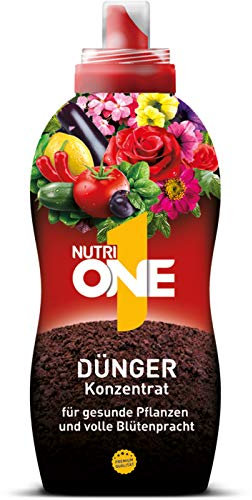Nutri ONE Universaldünger, Flüssigdünger für Zierpflanzen, Obst, Gemüse und Kräuter, 500 ml Flüssigkonzentrat