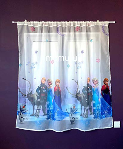 Polontex Gardinen Die Eiskönigin Frozen 225 cm Breite x 150cm Lange Kinderzimmer Vorhang Disney EISONIGIN