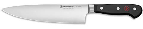 WÜSTHOF Classic Kochmesser 20 cm, Schwarz,silber