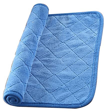 2/4/8 PCS Doble gruesa tela de limpieza Súper absorbente Microfíbica Tablilla Limpiar Piso Hogar Rags Cocina Gadgets (Color : 4pcs(Random Color))
