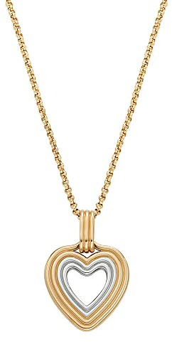 Skagen Women's Stainless Steel or Semi precious with lobster clasp closure Pendant necklace