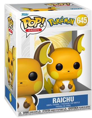 Funko POP! Games: Pokemon - Raichu | Offizielles Gaming Merch - Vinyl Sammelfigur als Regal Deko - Geschenkidee zum Geburtstag für Fans und Sammler