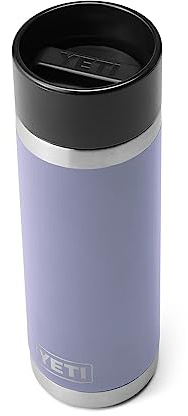 YETI Rambler 18 oz Bottle, Stainless Steel, Vacuum Insulated, with Hot Shot Cap, Cosmic Lilac