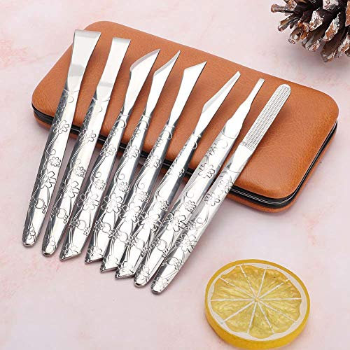 Eingewachsene Messer-Pediküre-Nägel, 8-teilig, Edelstahl, Fußfeile, Abgestorbene Haut, Hornhaut-Entferner, Fuß-Hornhaut-Rasierer, Pediküre-Werkzeug-Set, Pediküre-Messer, Eingewachs