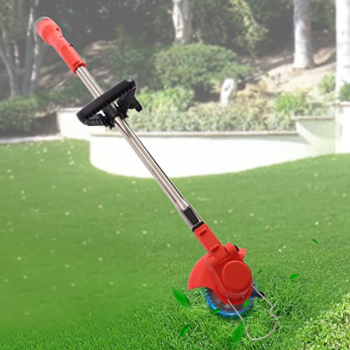 Tagliaerba a batteria da 600 W, in acciaio inox con motore in rame completo, a batteria regolabile, tagliabordi, tagliabordi, tagliabordi, tagliaerba a batteria, per prato, giardino