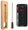 CirSureas Fleischthermometer Kabellos Bluetooth Grillthermometer IP67 Meat Thermometer Bratenthermometer für Backofen Grill Smoker Rotisserie Airfryer Sicher im Geschirrspüler