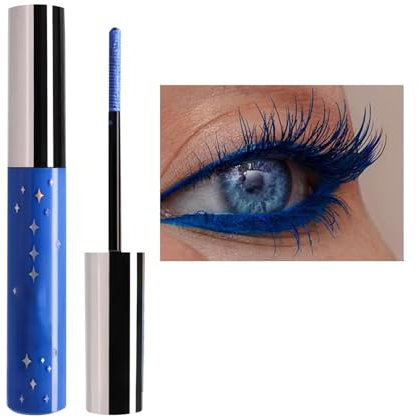 5D Silk Fiber Mascara Waterproof Long-Lasting Not Blooming Eye Lashes Mascara Thick Curling Lengthening Volume Bunt Wimperntusche Fast Dry False Lash Effect Extension Make-Up (#06, 6ML)