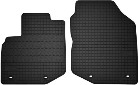 Wielganizator Automatten-Set – Passend für Honda Jazz III (2011-2014) – Gummimatten – Autozubehör – Auto Fußmatten – 2-teilig – Schwarz