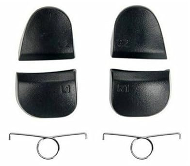 Galepromot 1 Set Black R2 L2 L1 L2 Trigger Buttons Spring Replacement for PS5 V3 Version BDM-030 Controller