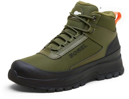 Sorel Chaussures Outing NW Sneaker Mid WP, construction imperméable, amorti léger, semelle intérieure amovible, style adaptable - Hommes