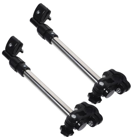 TOKIDNY 2pcs Umbrella Mount Stand Stainless Steel Holder for Strollers and Portable and Design for