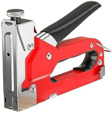 Grapadora neumática, Grapadora neumática para tapi Pistola de clavos Manual, grapadoras de aire de alta resistencia, remache for carpintería, pistola de clavos neumática, herramientas de tapicería(Nai