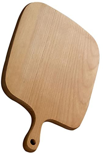 Cabilock Schneidebrett Aus Holz Im Nordischen Stil Stabiler Wendbarer Schneideblock Für Die Küche 26 5 X 16 X 1 5 Cm Khaki Für Obst Gemüse Brot