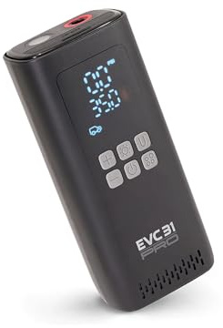 Viair Every Vehicle Carry EVC31 PRO - rechargeable, portable air compressor, dual power source, LED gauge w/preset - Tire Inflator Ideal for LT truck & suv's, cars, motorcycles, & E-bikes