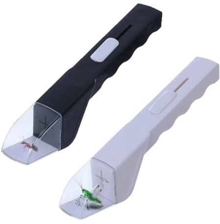 Molyorch 2 Stück Insektenfänger Lebend, Spinnen-Fanghilfe Ideal für Haus & Garten, Leicht zu Fangen von Schmetterlingen, Käfern, Spinnen, etc