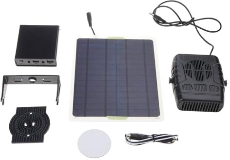 Javoryxh Solarheizung, kompakte Größe für Hühnerställe und Gewächshäuser, tragbares Solarpanel, Hühnerstall, Heizung