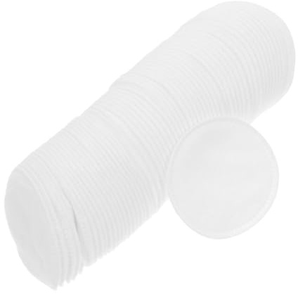 Vaguelly 100stücke Wattepads Aus Reiner Baumwolle Für Make-up-entfernung Und Gesichtsreinigung Beidseitig Verwendbar Weiß
