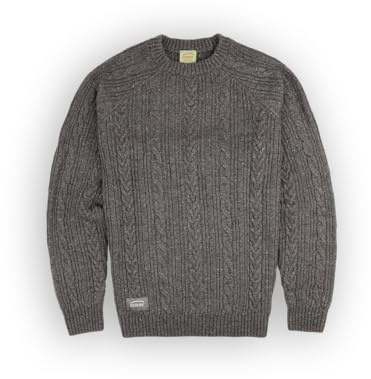 OXBOW Pull laine torsades col rond CABLE Hiver 2025 Uni, Col rond, Sans capuche, Manches longues